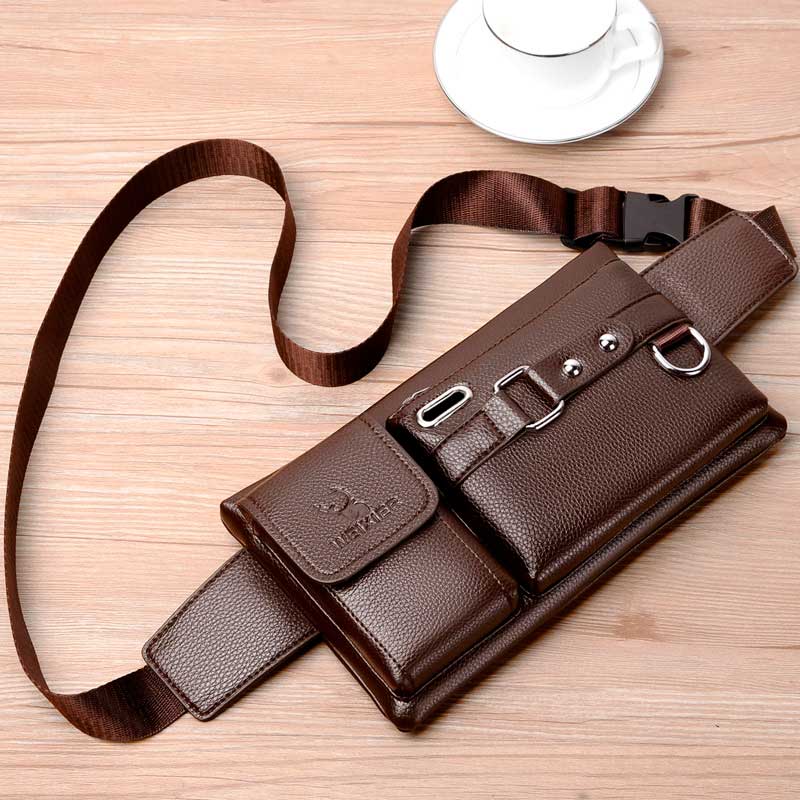 Shoulder bag - Pochete Bolsa de Ombro Couro