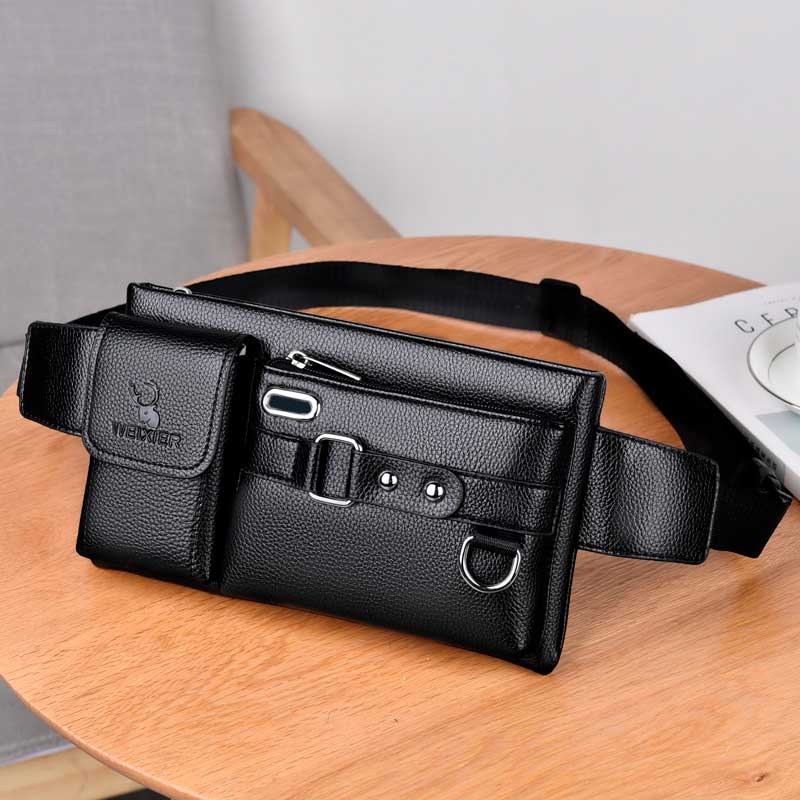 Shoulder bag - Pochete Bolsa de Ombro Couro