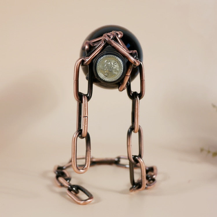 Wine Decor - Suporte Corrente Pendente Garrafas