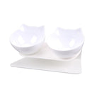 Bacia de comida PET anti-derrapante dupla - dogmaniapetstore