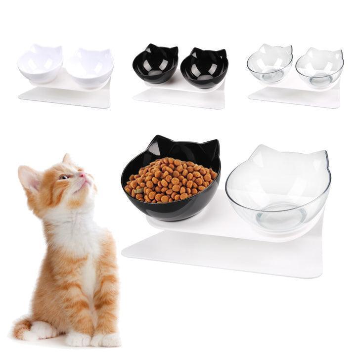 Bacia de comida PET anti-derrapante dupla - dogmaniapetstore