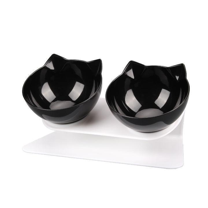 Bacia de comida PET anti-derrapante dupla - dogmaniapetstore