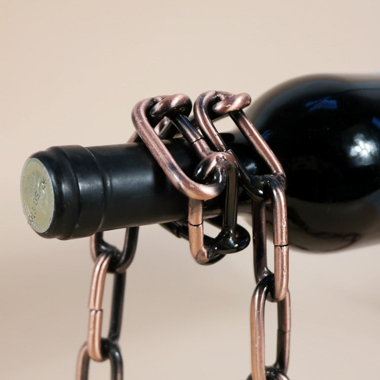 Wine Decor - Suporte Corrente Pendente Garrafas