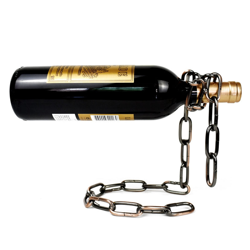 Wine Decor - Suporte Corrente Pendente Garrafas