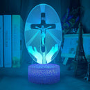 Luminaria Led 3D Led Night Inri Cristo